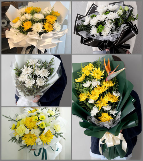广东汕尾市城区东涌镇品清村白事花束代送